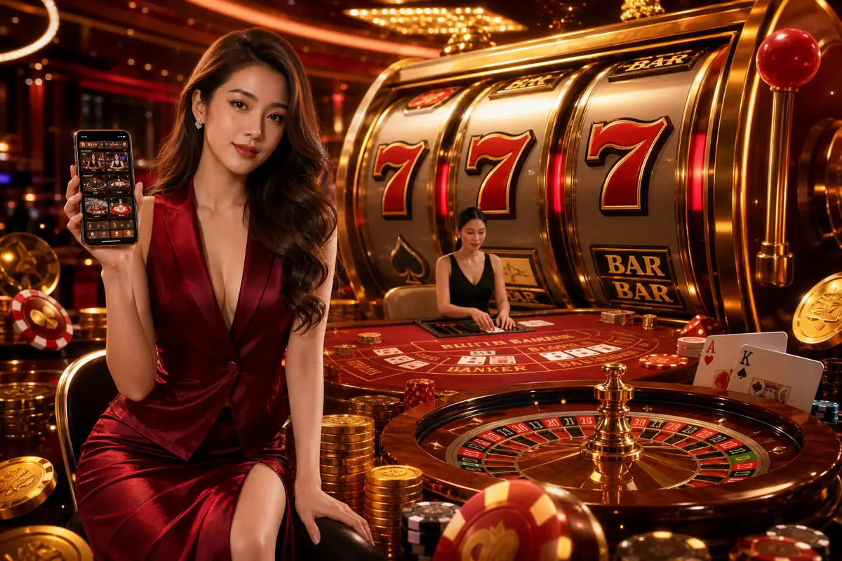 100judi Casino paparan antara muka permainan live